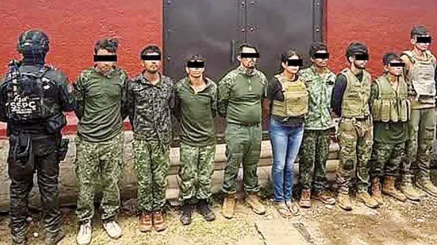 GOLPE AL CJNG; CAEN 9 Y ABATEN A 12; ENTRE LOS CAPTURADOS HAY EX MILITARES COLOMBIANOS Y MEXICANOS